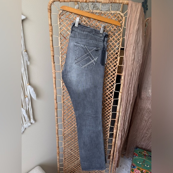 Buffalo David Bitton Women's Faded Gray Boot Cut Jeans - Picture 5 of 8